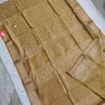 Maheswari Silk Saree with Block/Ajrak/Bagru Printed (MSS067)
