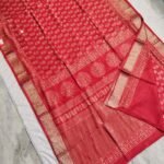 Maheswari Silk Saree with Block/Ajrak/Bagru Printed (MSS074)