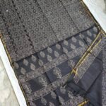 Maheswari Silk Saree with Block/Ajrak/Bagru Printed (MSS077)