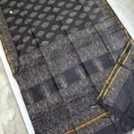 Maheswari Silk Saree with Block/Ajrak/Bagru Printed (MSS081)
