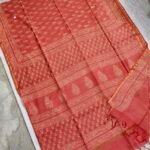 Maheswari Silk Saree with Block/Ajrak/Bagru Printed (MSS085)