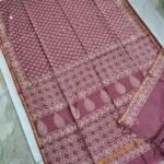 Maheswari Silk Saree with Block/Ajrak/Bagru Printed (MSS090)