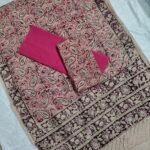 Kalamkari Block Printed Cotton Dress Material (KBPDM08)
