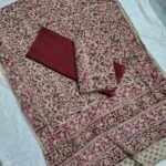 Kalamkari Block Printed Cotton Dress Material (KBPDM09)