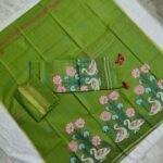 Chanderi Jamdani Dress Material Set (CCJDM48)
