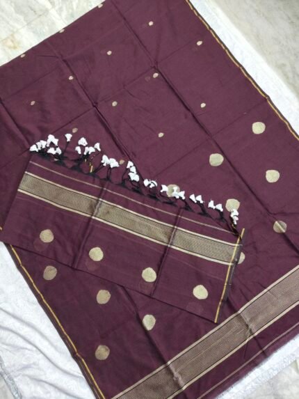 Cotton Handwoven Jamdani Dress Material 2Pcs Set (CJDM08)
