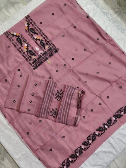 Cotton Silk Jamdani Dress Material 2Pcs Set (CSJDM02)