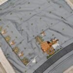 Khadi Silk Jamdani Dress Material 2Pcs Set (KJDM08)