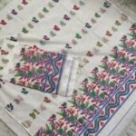 Khadi Silk Jamdani Dress Material 2Pcs Set (KJDM21)
