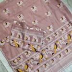 Khadi Silk Jamdani Dress Material 2Pcs Set (KJDM25)