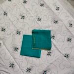 Cotton Block Print with Chiffon Dupatta Dress Material Set (SCDM52)