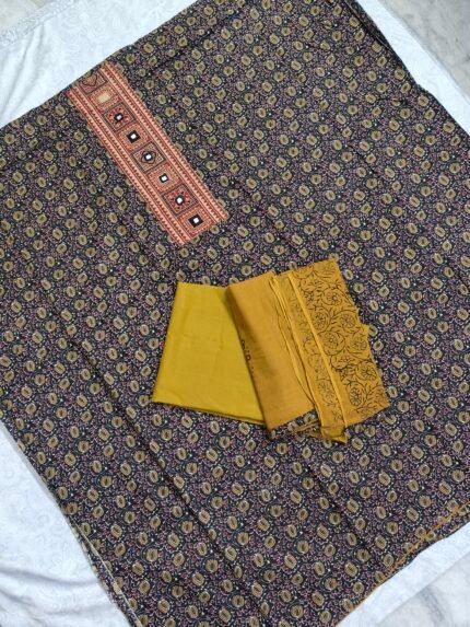 Ajrakh Cotton Dress Material Set (ACDM24)
