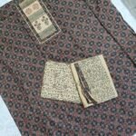 Ajrakh Cotton Dress Material Set (ACDM28)
