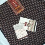 Ajrakh Cotton Dress Material with Kota Duptta Set (ACDM32)