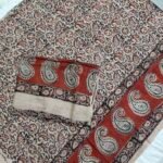 Kalamkari Cotton Dress Material 2 Pieces Set (K2DM26)