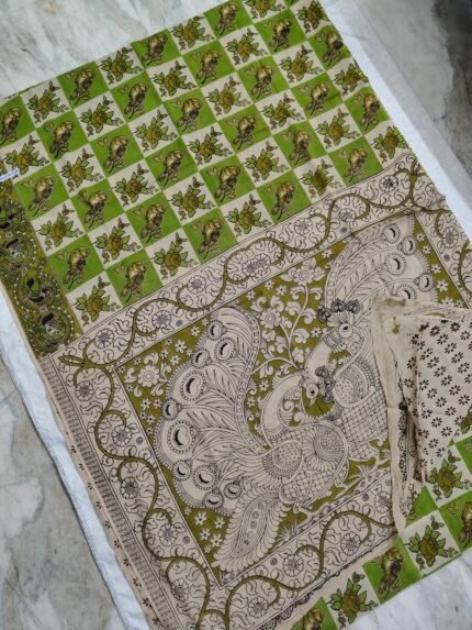 Kalamkari Cotton Saree (KCS30)