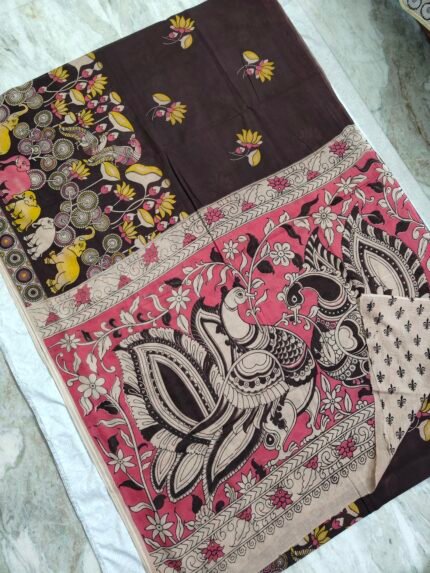 Kalamkari Cotton Saree (KCS35)