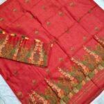 Khadi Silk Jamdani Dress Material 2Pcs Set (KJDM43)