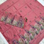 Khadi Silk Jamdani Dress Material 2Pcs Set (KJDM46)