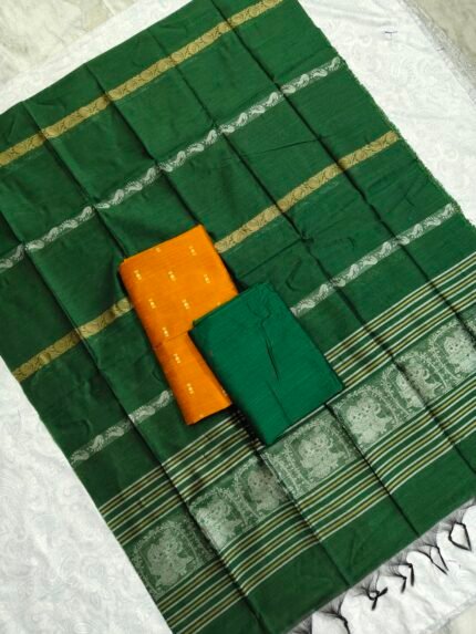 Raw Silk Dress Material 3Pcs Set (RSDM03)