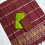 Raw Silk Dress Material 3Pcs Set (RSDM08)