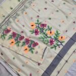 Khadi Silk Jamdani Dress Material 2Pcs Set (KJDM51)