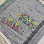 Khadi Silk Jamdani Dress Material 2Pcs Set (KJDM52)