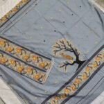 Khadi Silk Jamdani Dress Material 2Pcs Set (KJDM61)