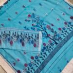 Khadi Silk Jamdani Dress Material 2Pcs Set (KJDM67)