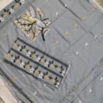 Khadi Silk Jamdani Dress Material 2Pcs Set (KJDM70)