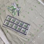 Khadi Silk Jamdani Dress Material 2Pcs Set (KJDM71)