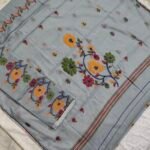 Khadi Silk Jamdani Dress Material 2Pcs Set (KJDM73)