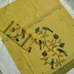 Mul Chanderi Jamdani Dress Material Set (CCJDM52)