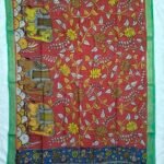 Pen Kalamkari Chennuru Silk Dupatta (PKCS02)