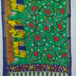 Pen Kalamkari Chennuru Silk Dupatta (PKCS03)