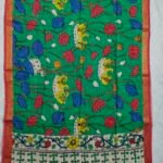 Pen Kalamkari Chennuru Silk Dupatta (PKCS06)