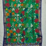 Pen Kalamkari Chennuru Silk Dupatta (PKCS08)
