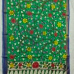 Pen Kalamkari Chennuru Silk Dupatta (PKCS10)