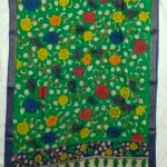 Pen Kalamkari Chennuru Silk Dupatta (PKCS18)