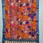 Pen Kalamkari Chennuru Silk Dupatta (PKCS20)